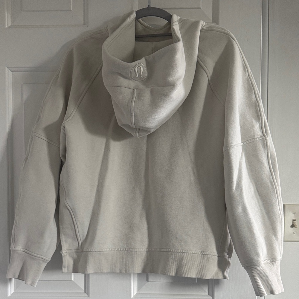 lululemon athletica Cream Hooded Sweatshirt